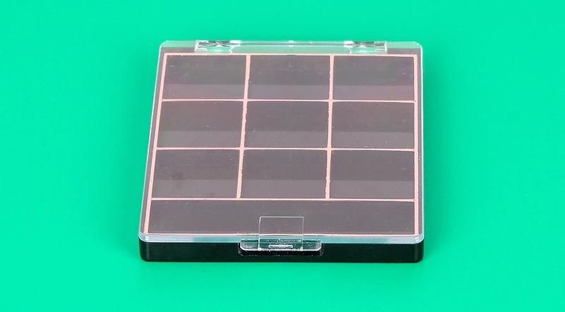 High Quality 9hole Blush Highlight Empty Eye Shadow Pigment Palette Case for Makeup Case