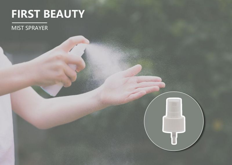 250ml Square Bottle with Sprayer White Plastic Spray Bottle
