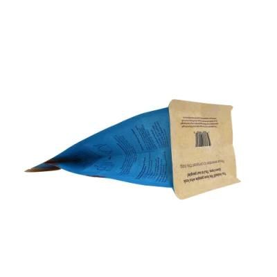 Compostable Box Bottom Kraft Paper Bag for Coffee Beans
