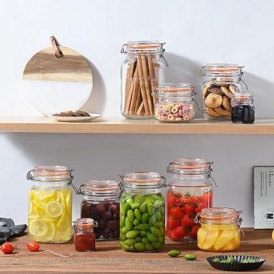 Different Sizes Round Shape Glass Jar with Cap for Packing