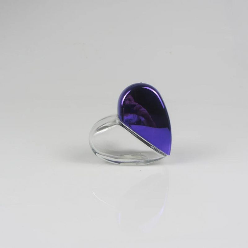 50ml Glass Empty Heart Shape Perfume Glass Bottle