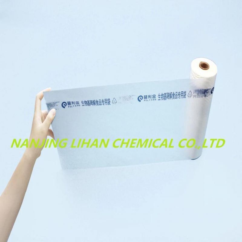 Shopping Carry Cornstarch Packaging Bag Compostable Plastic Biodegradable Restaurant Bag/Food Shopping Bag