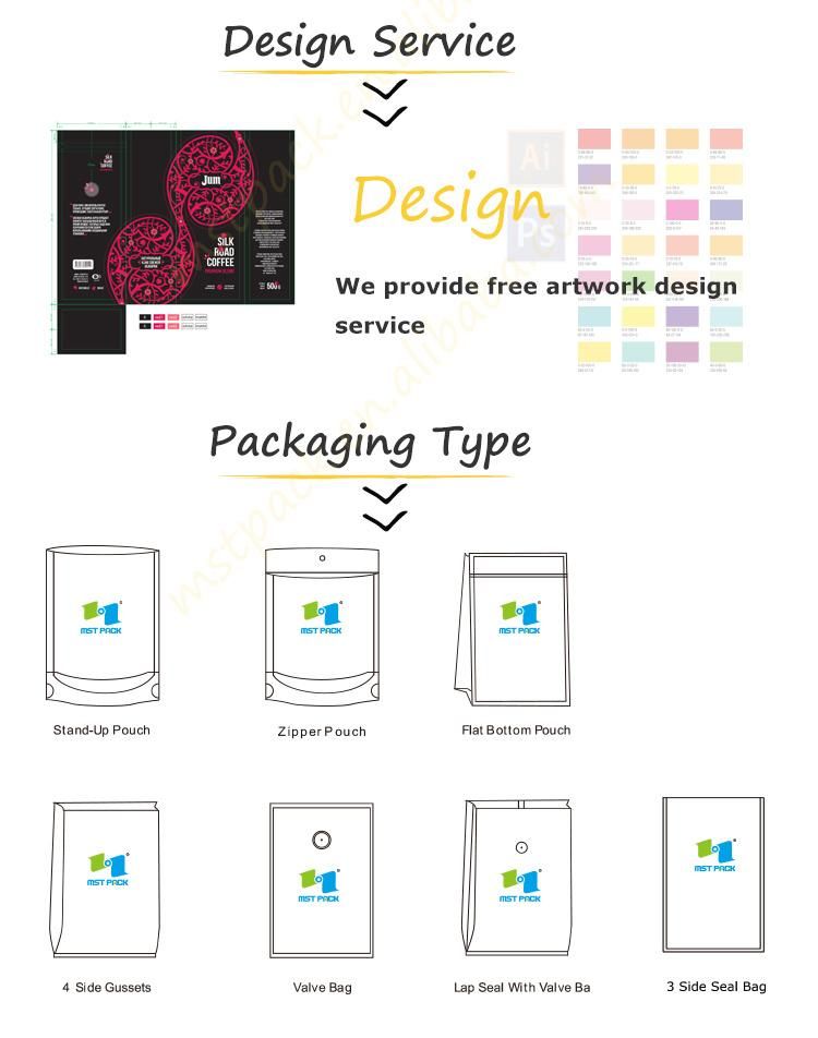 Custom Logo Print Biodegradable Dog Food Packaging Bag Food Bags
