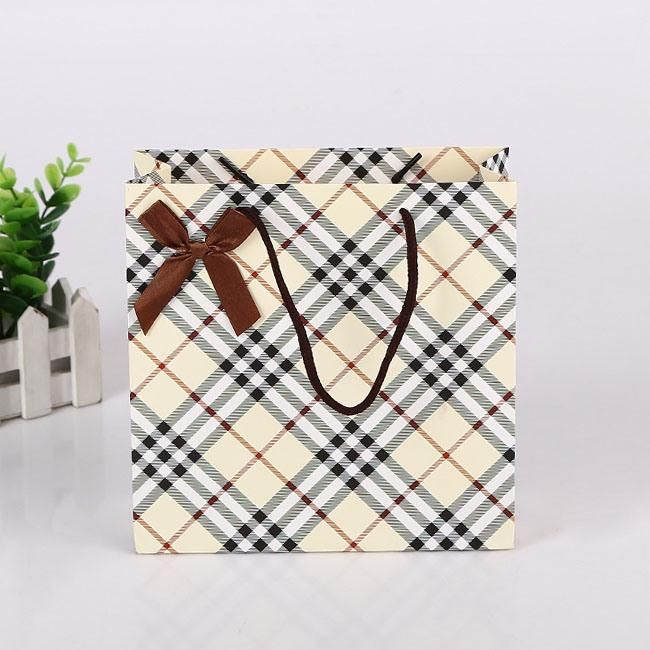 Eco Friendly Custom Logo Shopping Kraft Paper Bag