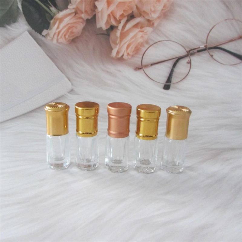 Essential Oil Glass Octagon Perfume Attar Fancy Bottles