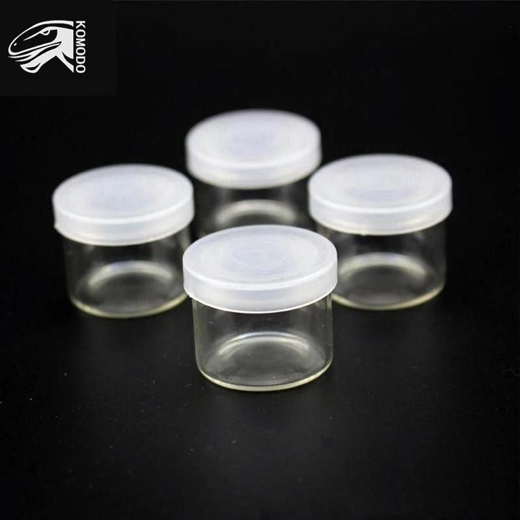 China Supplier Food Grade Latest 6ml Clear Glass Jar