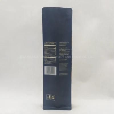 400g Quad Seal Coffee Bag with Zipper and Valve