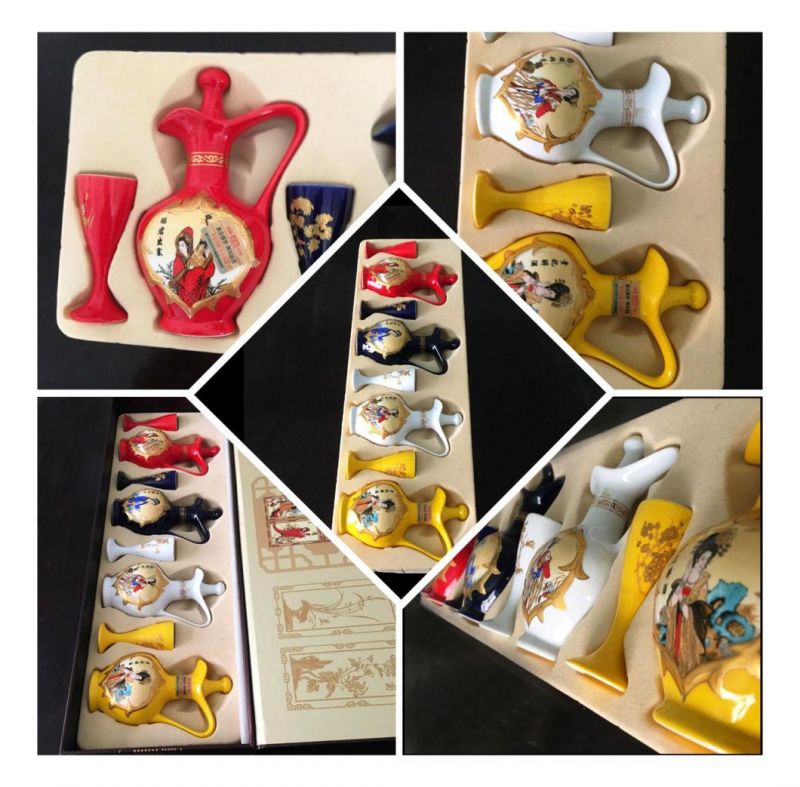 Wine PVC PS Plastic Flocking Blister Packaging Tray