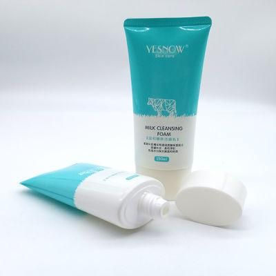 Containers Face Wash Cleansing Foam Plastic Tube with Screw Cover