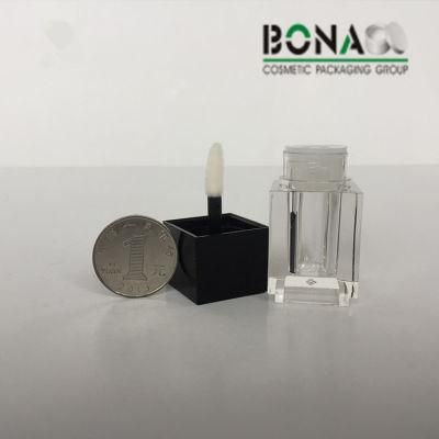 4ml Clear Square Lip Gloss Container with DOE Foot Applicator