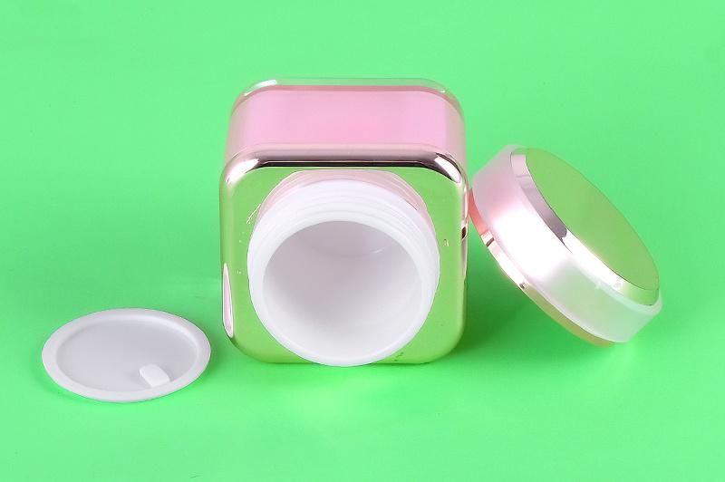 30g 50g 50ml 80ml 120ml Elegant Pink Empty Plastic Cream Jar Acrylic Jar Lotion Bottle
