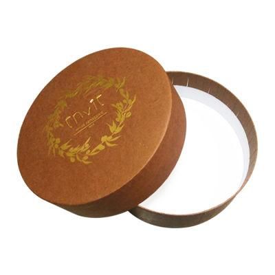 Oblate Short Cylindrical Logo Custom Packaging Wine Cosmetic Skin Care Gift Printed Tube Customized Box