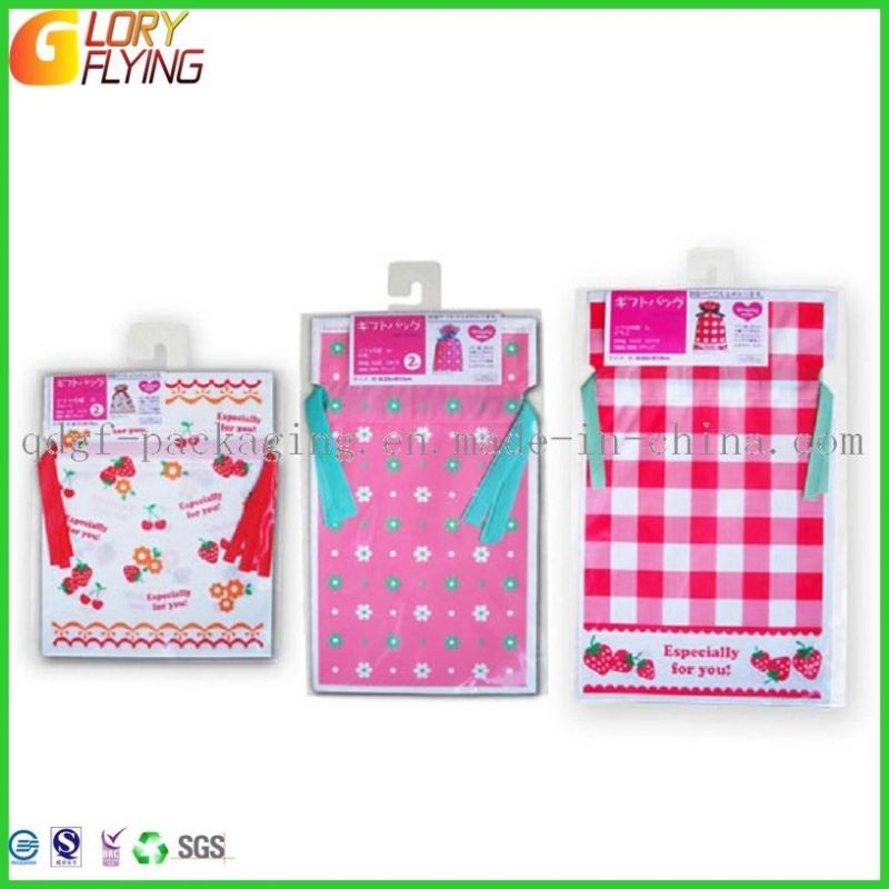 Plastic Shopping Bag/Gift Bag with Hard Plastic Handles