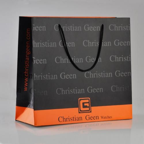 Black Paper Gift Packing Bag