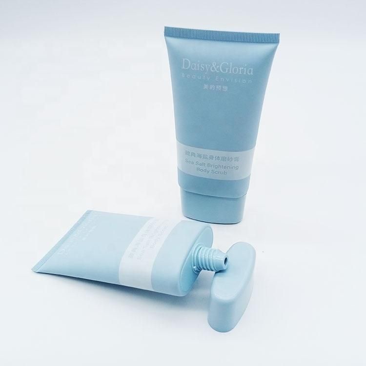 Body Scrub Soft Oval Cosmetic Tube Plastic Tubes for Cosmetics