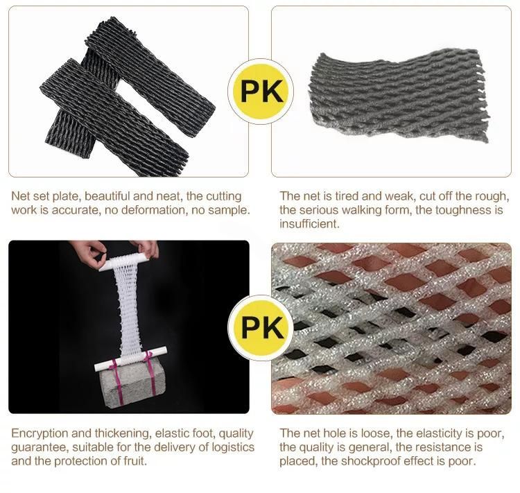 Bottle Packaging for and Vegetables Fruit Foam Protect Sleeve Net