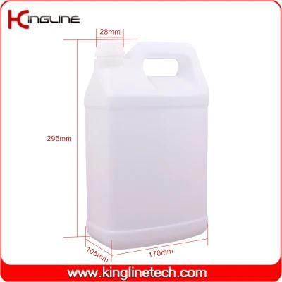 1 gallon plastic bucket square barrel plastic jerry can for disinfectant (KL-2001)