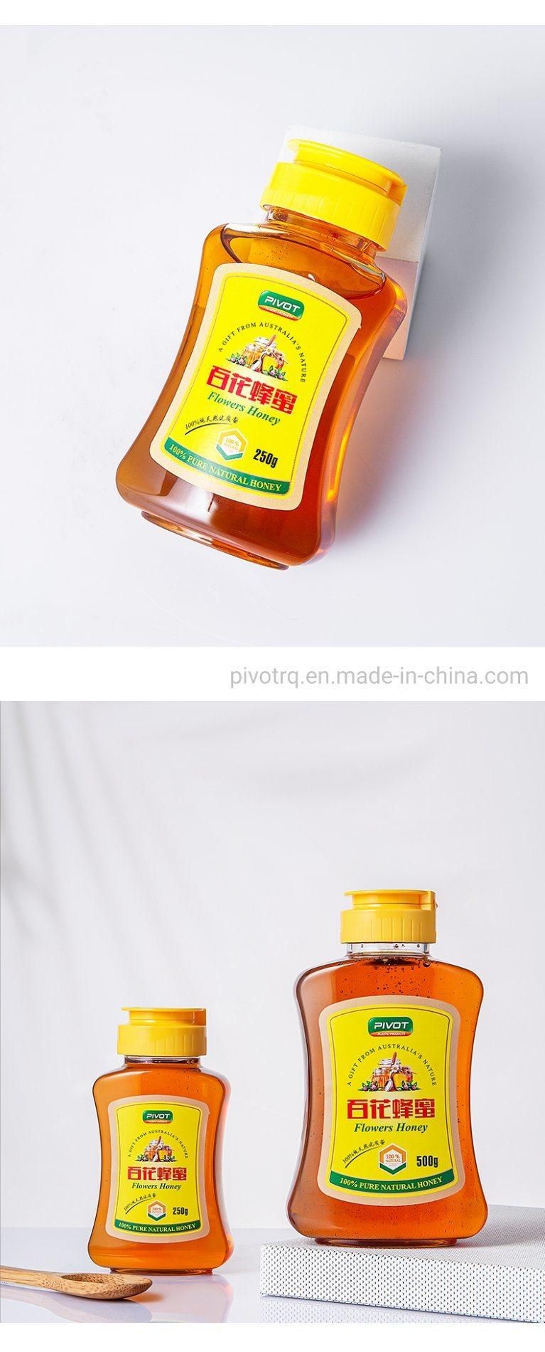 250g Plastic Bottle Empty Jar for Honey with 250g 500g Sizes
