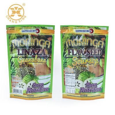 Custom Plastic Packaging Pouch Mylar Standup Zipper Bag for Powder