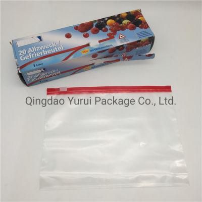 8&prime; &prime; X7&prime; &prime; Reclosable Slider Zipper Bags with White Block, Leak Resistant