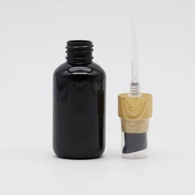 30ml Black Lotion Pump Cylinder Cosmetic Plastic Spray Bottles