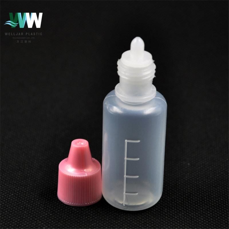 25ml Plastic LDPE Material Bottle for Eye Drop with Scale