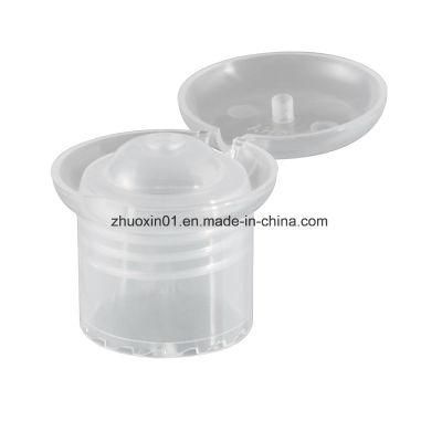 Plastic Flip Top Cap for Shampoo Bottle