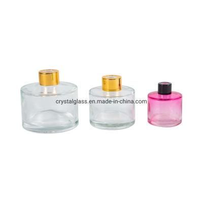 120ml Square Aroma Decorative Clear Glass Reed Diffuser Bottle