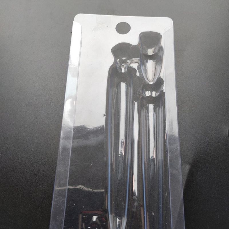 Plastic three folding edge Blister with Paper Card Packaging Sets