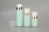 Luxury 50ml 80ml 120ml Refill Frosted Gold Sliver Cosmetic Lotion Airless Pump Perfume Bottle with Packaging
