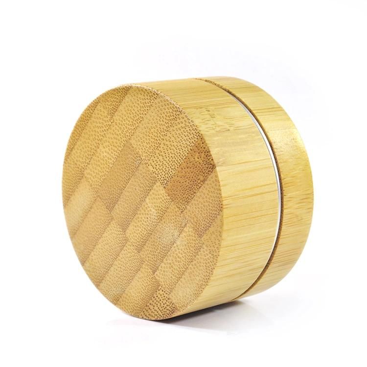 30g Bamboo Aluminum Jar for Cosmetic Packaging