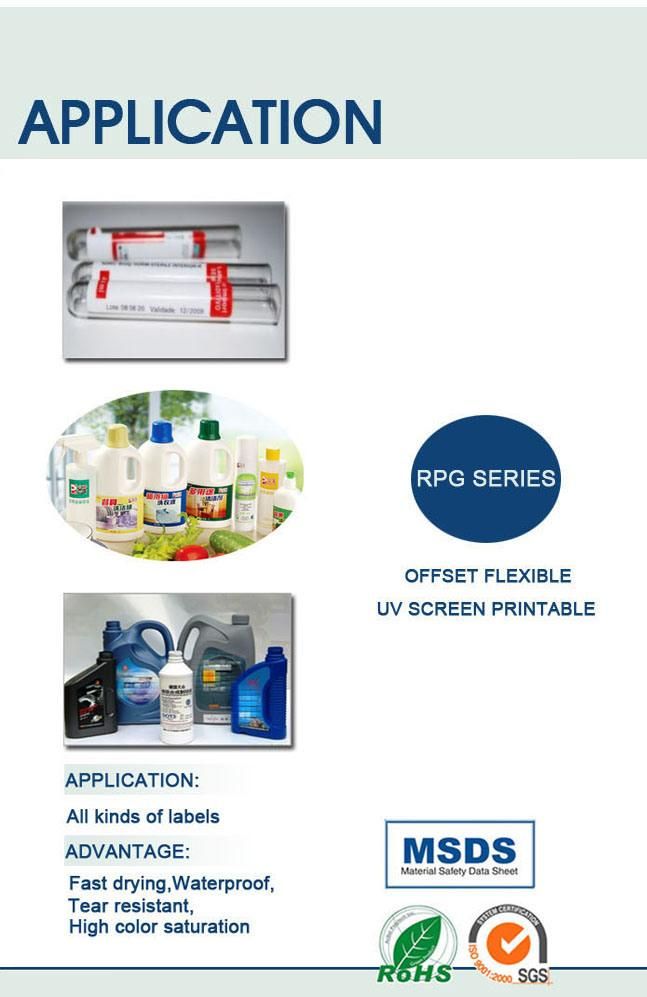 Three-Proof Labels by Thermal Transfer BOPP FDA, BPA Free Certified