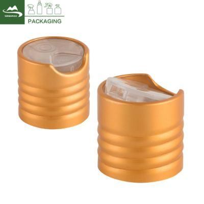 20/410mm Silver Aluminum Closure Plastic Disc Top Cap