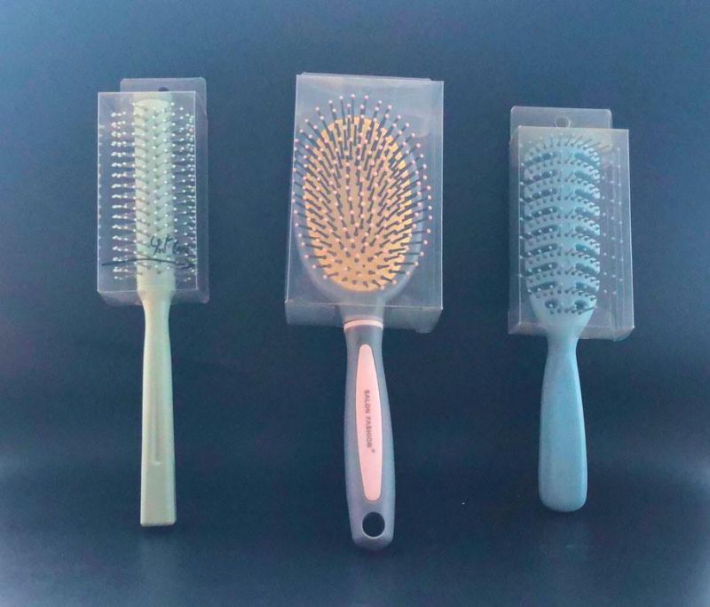 Customized Clear Plastic Box Folding Packaging For Comb