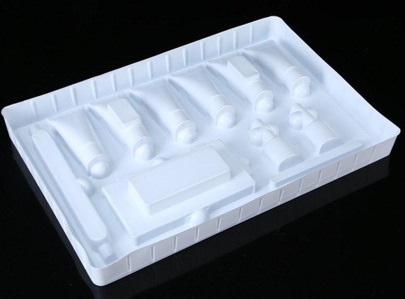 Customized High Quality White PS Cosmetic Packaging Tray