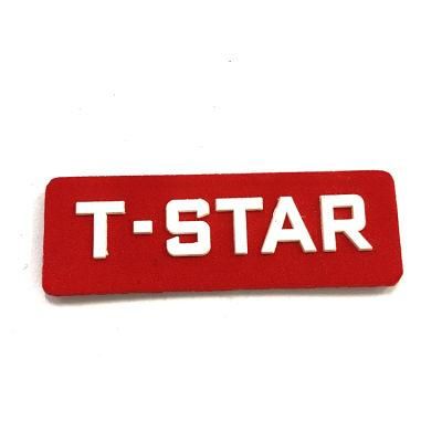Custom Waterproof Silicone Labels T-Shirt Labels and Tags for Clothing