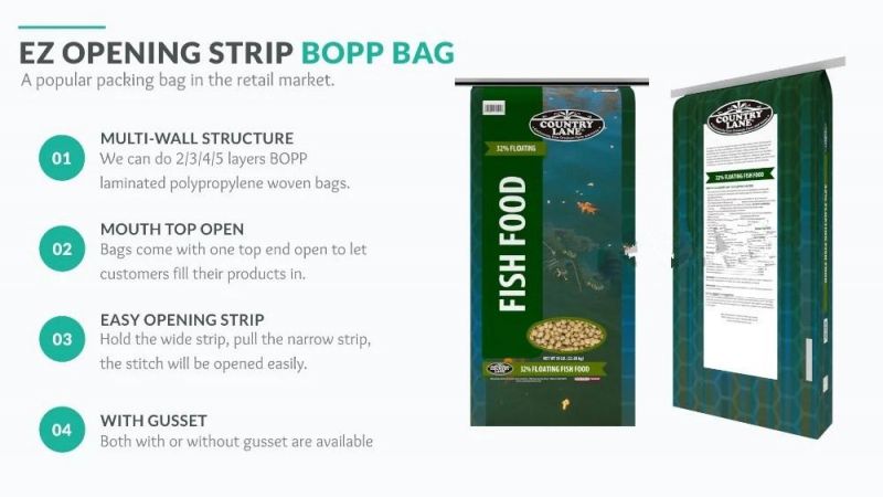 Good Quality Polypropylene BOPP Bags Feed Bag