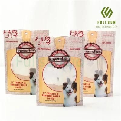 Food Packaging Coffee Candy Pet Snacks Products Recyclable Stand up Pouch Custom Printed Clear Window Compound Plastic Bags