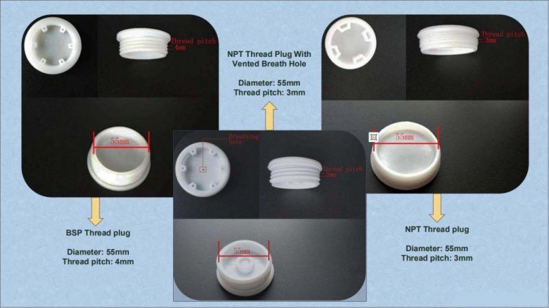 Plastic PP Screw Plug Bung for Drum Barrel