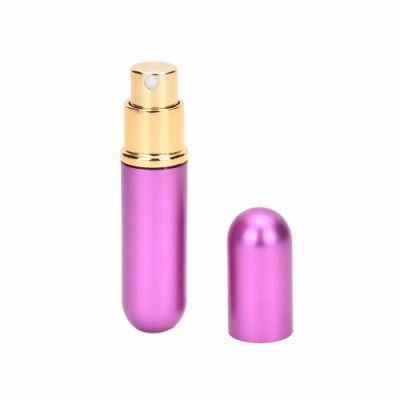 5ml Mini Portable Parfum Bottle, Aluminum Alloy Empty Amazing Travel Spray Perfume Bottles Atomizers Cosmetic Containers Gifts