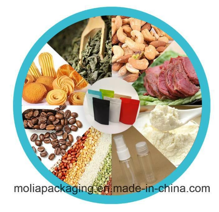 Matte Color Food Bag with Handle