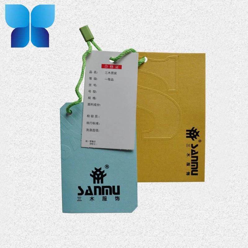 Hot Sell High Quality Paper Hang Tags Custom for Clothing
