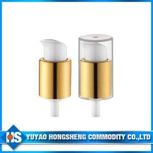 Aluminum Coating Cosmetic Cream Pump for Powder