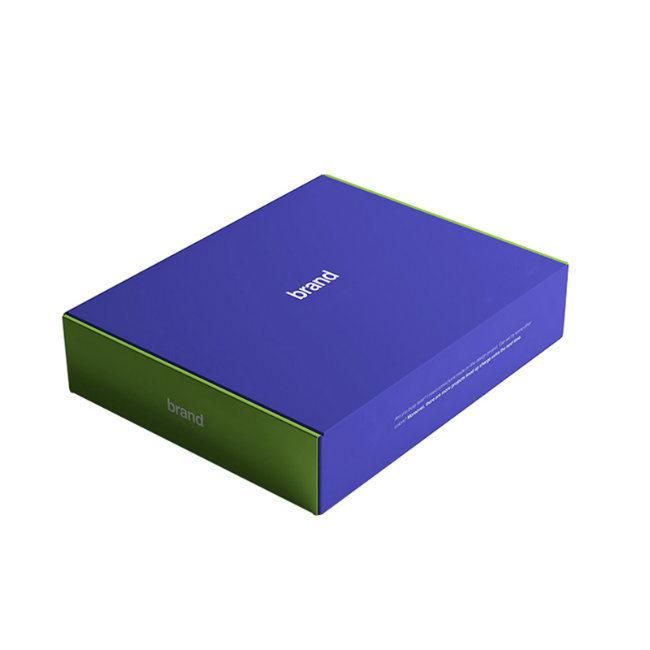 Custom Flat Folding Recyclable Corrugated Packaging Cardboard Box