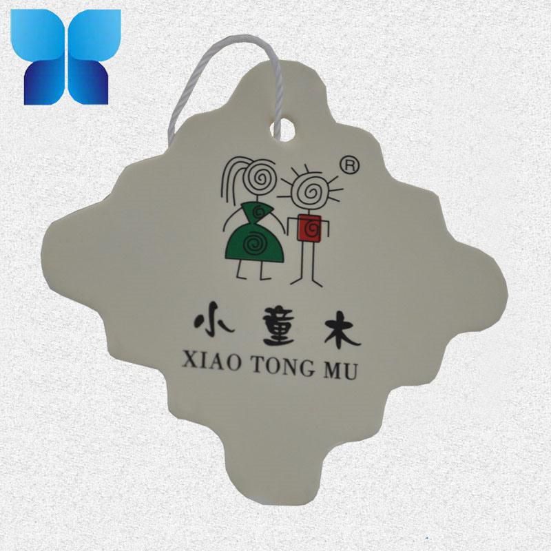 Customized Special Shaped Brand Name Label Tags for Kids Clothing
