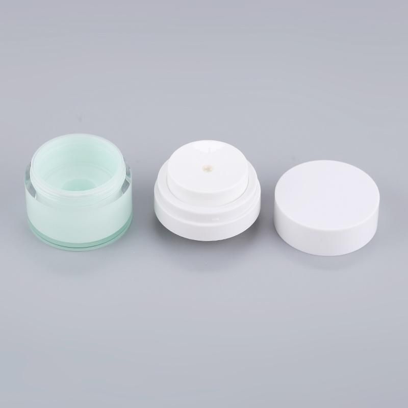 Empty Cosmetic Packaging Plastic Acrylic Airless Pump Cream Jar
