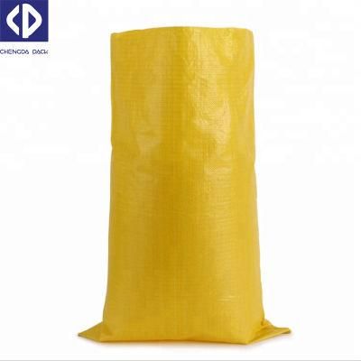 25kg 50kg White Red Fabric Woven PP Sack Bag for Potato Coffea Bean Fish Feed