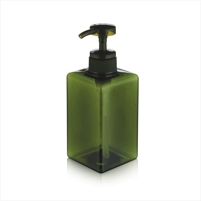 Winpack Hot Product Painted Green Cosmetic Plastic Shampoo Bottle with Pump