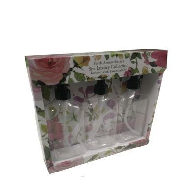 Colorful Corrugated Paper Shower Gel Packing Display Box