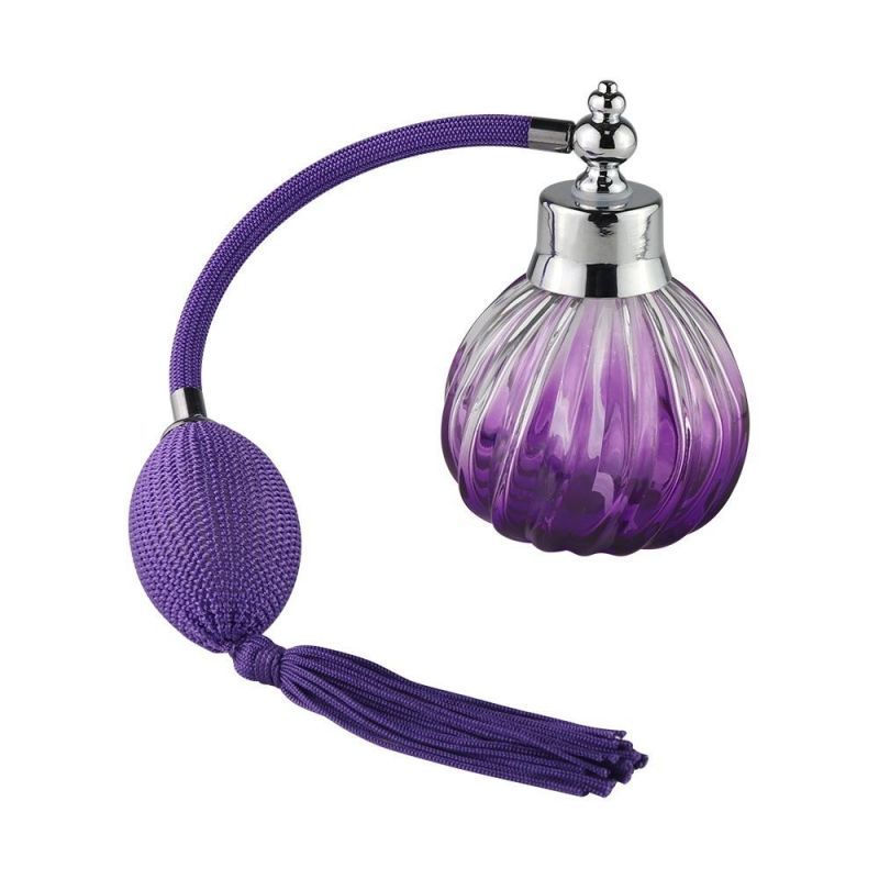 Cosmetic Packaging Ball Shape Refill Glass Spray Perfume Bottle with Bulb Atomizer
